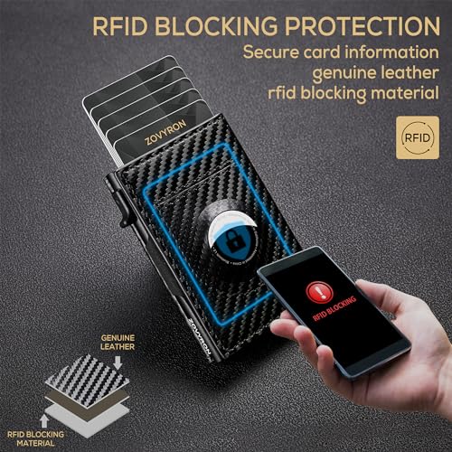 Airtag Wallet Men Minimalist  Up Wallet With Money Clip RFID Card Holder Slim Wallet With Airtag Holder,ID Window